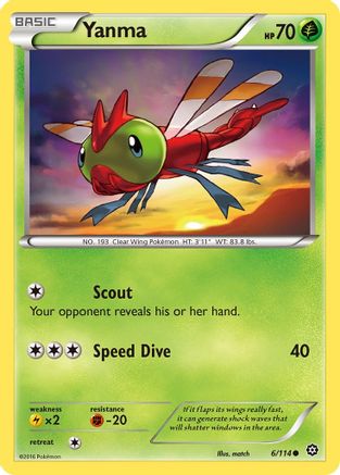 Yanma 6/114 - Steam Siege - Poke-Collect