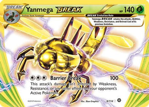 Yanmega BREAK 8/114 - Steam Siege Holofoil - Poke-Collect