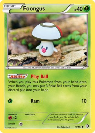 Foongus 12/114 - XY  Steam Siege - Poke-Collect