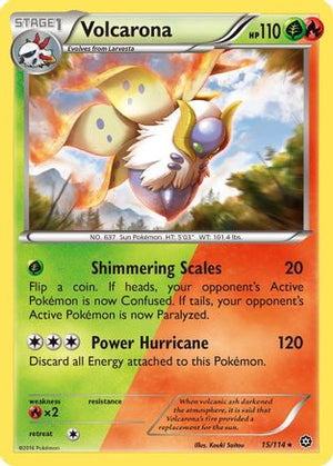 Volcarona 15/114 - Steam Siege - Poke-Collect