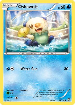 Oshawott 30/114 - XY  Steam Siege - Poke-Collect