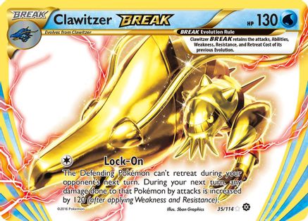 Clawitzer BREAK 35/114 - XY  Steam Siege Holofoil - Poke-Collect