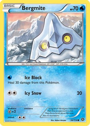 Bergmite 36/114 - Steam Siege - Poke-Collect