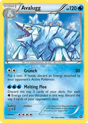 Avalugg 37/114 - Steam Siege - Poke-Collect