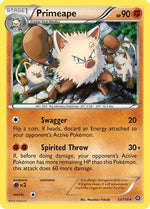Primeape 53/114 - XY  Steam Siege - Poke-Collect