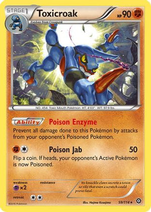 Toxicroak 59/114 - Steam Siege - Poke-Collect