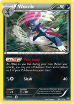 Weavile 61/114 - Steam Siege - Poke-Collect