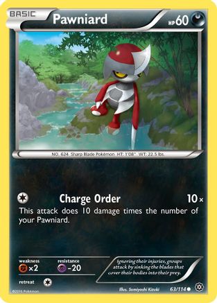 Pawniard 63/114 - Steam Siege - Poke-Collect