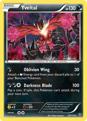 Yveltal 65/114 - Steam Siege Holofoil - Poke-Collect