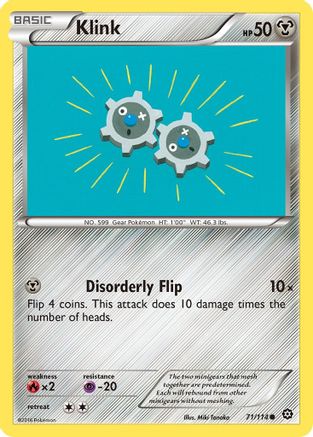 Klink 71/114 - XY  Steam Siege - Poke-Collect