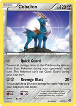 Cobalion 74/114 - XY  Steam Siege Reverse Holofoil - Poke-Collect