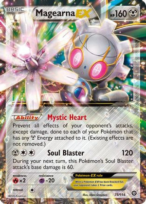 Magearna-EX 75/114 - Steam Siege Holofoil - Poke-Collect