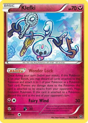 Klefki 80/114 - XY  Steam Siege Reverse Holofoil - Poke-Collect