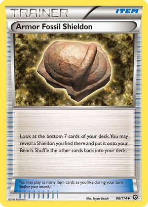 Armor Fossil Shieldon 98/114 - Steam Siege - Poke-Collect