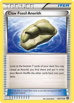 Claw Fossil Anorith 100/114 - XY  Steam Siege - Poke-Collect