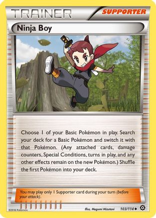 Ninja Boy 103/114 - Steam Siege Reverse Holofoil - Poke-Collect