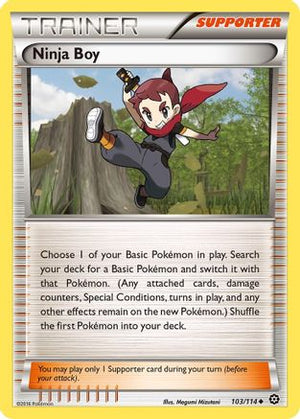 Ninja Boy 103/114 - Steam Siege Reverse Holofoil - Poke-Collect