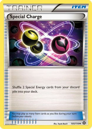 Special Charge 105/114 - Steam Siege Reverse Holofoil - Poke-Collect