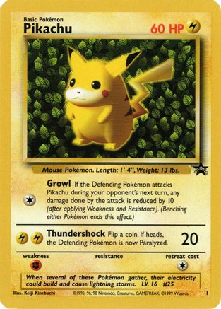 Pikachu 1/53 - Wizards Black Star Promos - Poke-Collect