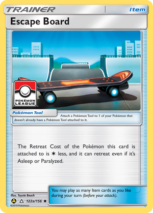 Escape Board 122a/156 - Ultra Prism Reverse Holofoil - Poke-Collect