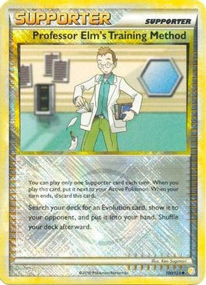 Professor Elm's Training Method - 100/123 (League Promo) 100 - League & Championship Cards Reverse Holofoil - Poke-Collect