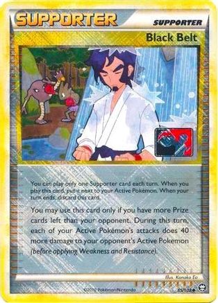 Black Belt - 85/102 (League Promo) 85 - League & Championship Cards Reverse Holofoil - Poke-Collect