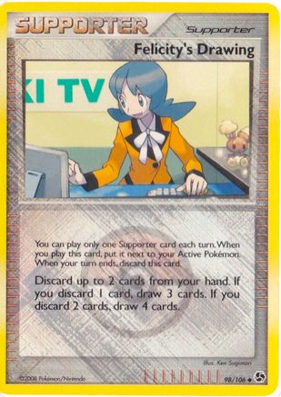 Felicity's Drawing - 098/106 (League Promo) 98 - League & Championship Cards Reverse Holofoil - Poke-Collect