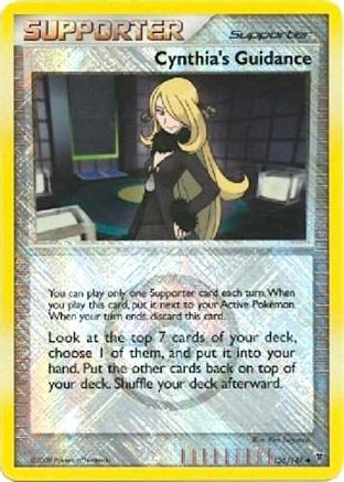 Cynthia's Guidance - 136/147 (League Promo) 136 - League & Championship Cards Reverse Holofoil - Poke-Collect