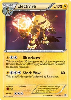 Electivire - 54/149 (BW Boundaries Crossed) 54 - Deck Exclusives - Poke-Collect