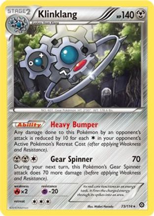 Klinklang - 73/114 (XY Steam Siege) 73 - Deck Exclusives - Poke-Collect