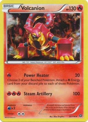 Volcanion - 25/114 (Cracked Ice Holo) 25 - Deck Exclusives Holofoil - Poke-Collect