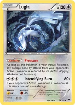 Lugia - 78/124 (XY Fates Collide) 78 - Deck Exclusives Holofoil - Poke-Collect