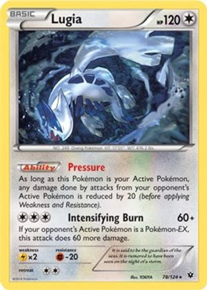 Lugia - 78/124 (XY Fates Collide) 78 - Deck Exclusives Holofoil - Poke-Collect