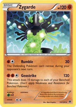 Zygarde - 53/124 (XY Fates Collide) 53 - Deck Exclusives Holofoil - Poke-Collect