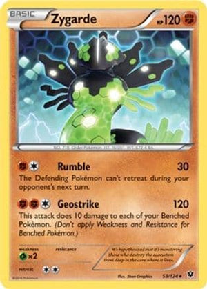 Zygarde - 53/124 (XY Fates Collide) 53 - Deck Exclusives Holofoil