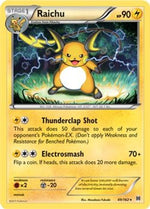 Raichu - 49/162 (XY BREAKthrough) (Cracked Ice Holo) 49 - Deck Exclusives Holofoil - Poke-Collect