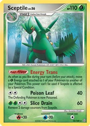 Sceptile - 10/100 (DP Stormfront) 10 - Deck Exclusives - Poke-Collect
