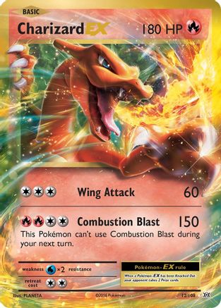 Charizard-EX 12/108 - Evolutions Holofoil - Poke-Collect