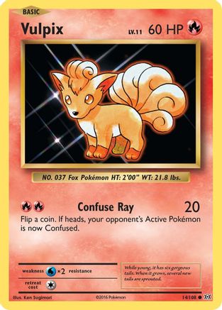 Vulpix 14/108 - Evolutions - Poke-Collect