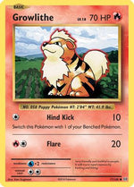 Growlithe 17/108 - XY  Evolutions Reverse Holofoil - Poke-Collect