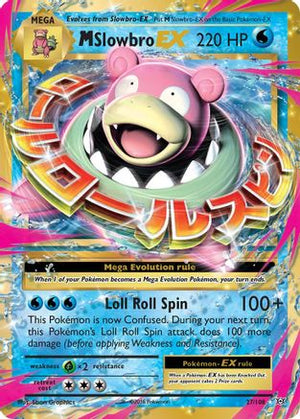 M Slowbro EX 27/108 - XY  Evolutions Holofoil