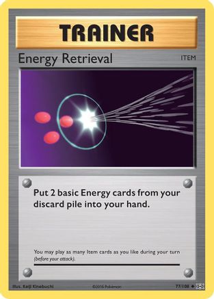 Energy Retrieval 77/108 - XY  Evolutions - Poke-Collect
