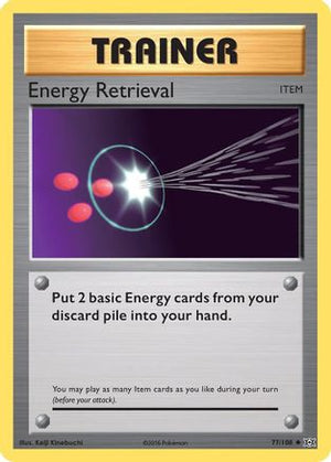 Energy Retrieval 77/108 - Evolutions