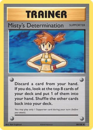 Misty's Determination 80/108 - XY  Evolutions - Poke-Collect