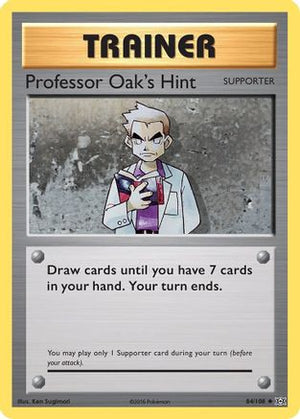 Professor Oak's Hint 84/108 - XY  Evolutions Reverse Holofoil - Poke-Collect