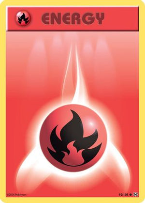 Fire Energy 92/108 - XY  Evolutions - Poke-Collect