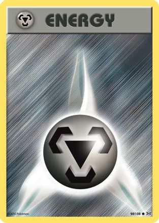 Metal Energy 98/108 - XY  Evolutions Reverse Holofoil - Poke-Collect