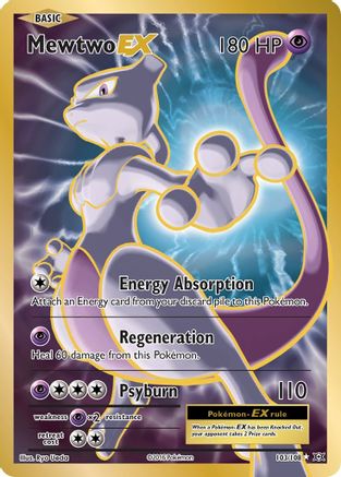 Mewtwo EX (Full Art) 103/108 - XY  Evolutions Holofoil - Poke-Collect