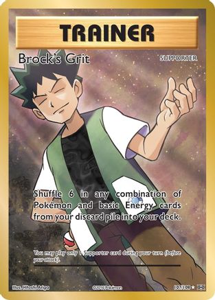 Brock's Grit (Full Art) 107/108 - XY  Evolutions Holofoil - Poke-Collect