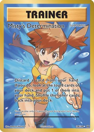 Misty's Determination 108/108 - Evolutions Holofoil - Poke-Collect